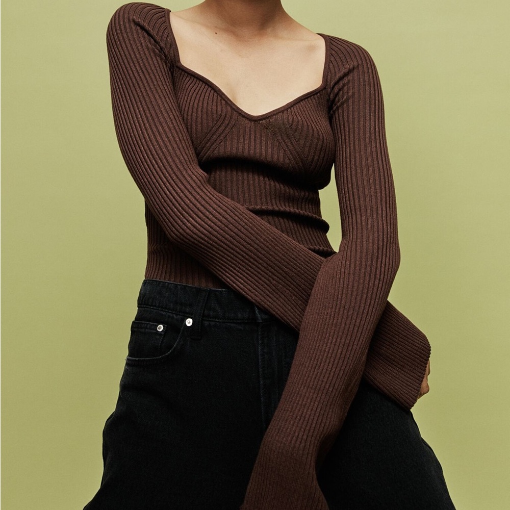 H&M rib knit sweater